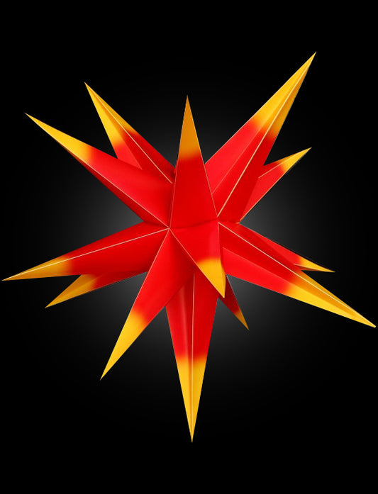 Estrella de Navidad 3D para colgar en árboles - 45 cm Multi Color