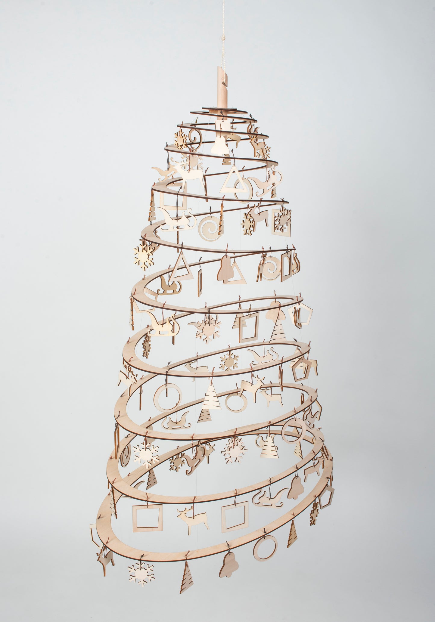 Wood decoration medium - Santa's Light Shop