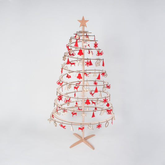 Juego de decoración de mezcla ovalada grande