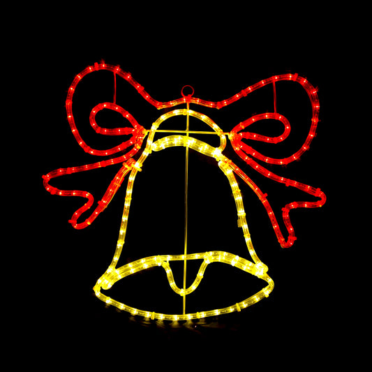 Campana de Navidad 55x55 cm - Luces de Navidad LED para exterior