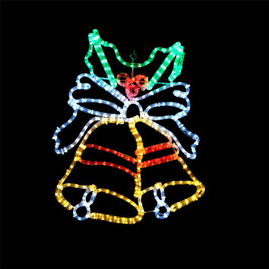 Campana - Figura LED en muchos colores - 55x65cm