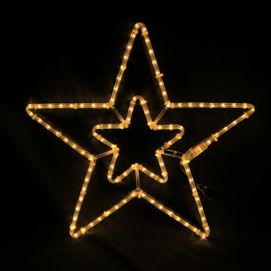 Luz Navideña 2 Estrellas 57x55 - LED Exterior