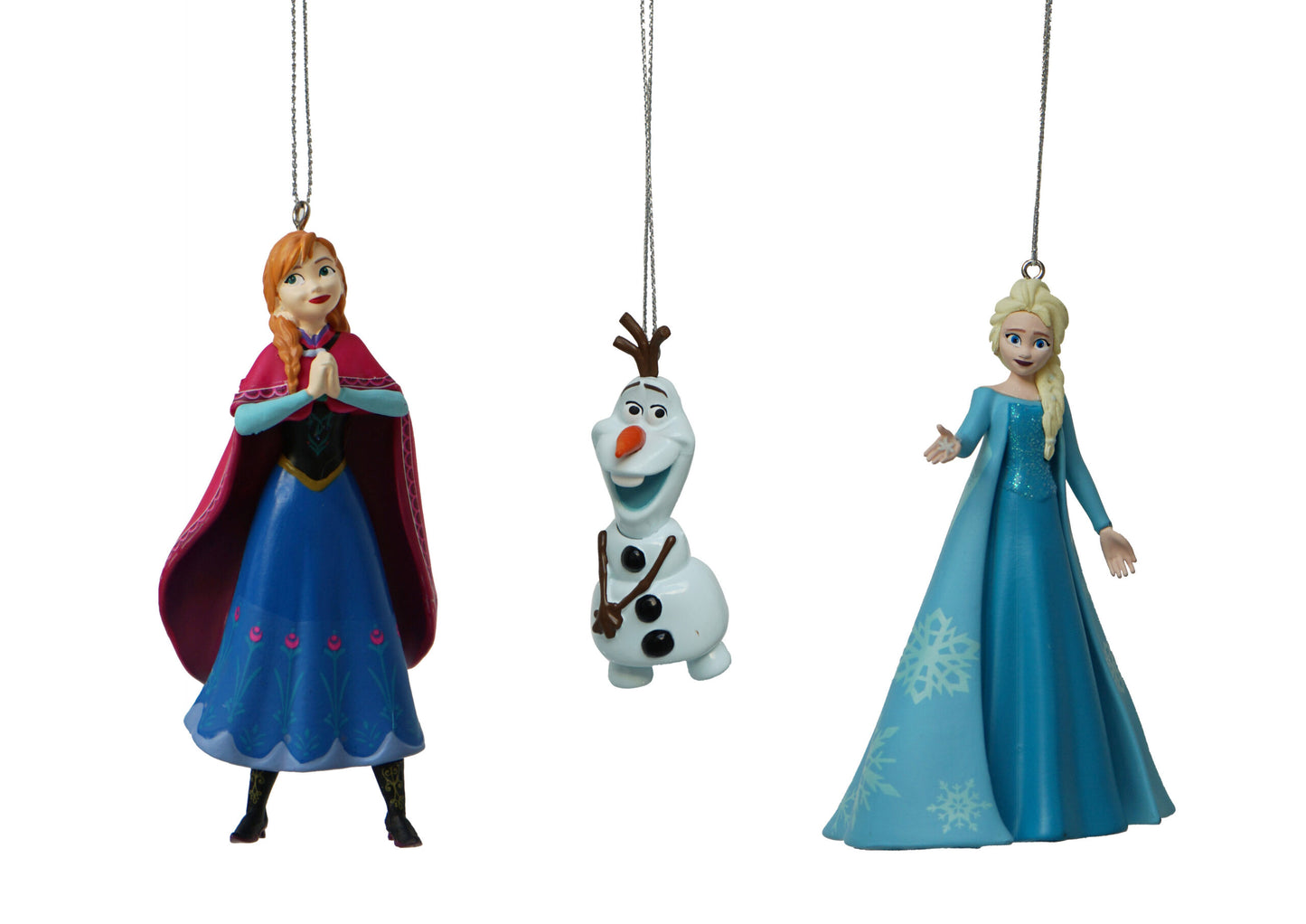 Set de 3 piezas de decoración navideña Frozen.