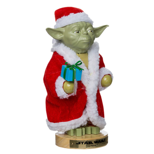 Cascanueces 23 cm - YODA CON LA TÚNICA DE SANTA