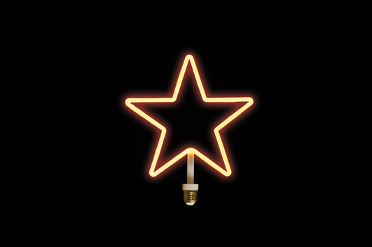 Bombilla LED Estrella - Decoración Navideña