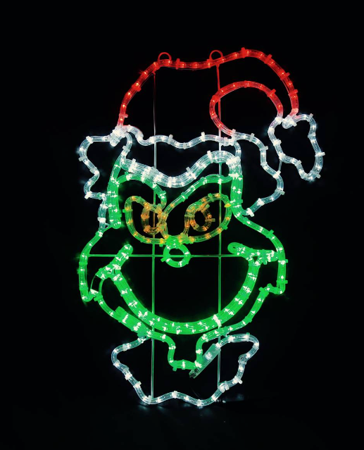 El retrato del Grinch - Motivo LED