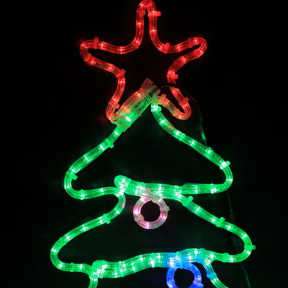 Luz de Navidad - Árbol de Navidad LED - 57x90cm